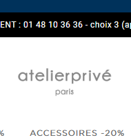 Atelier Prive Coupons